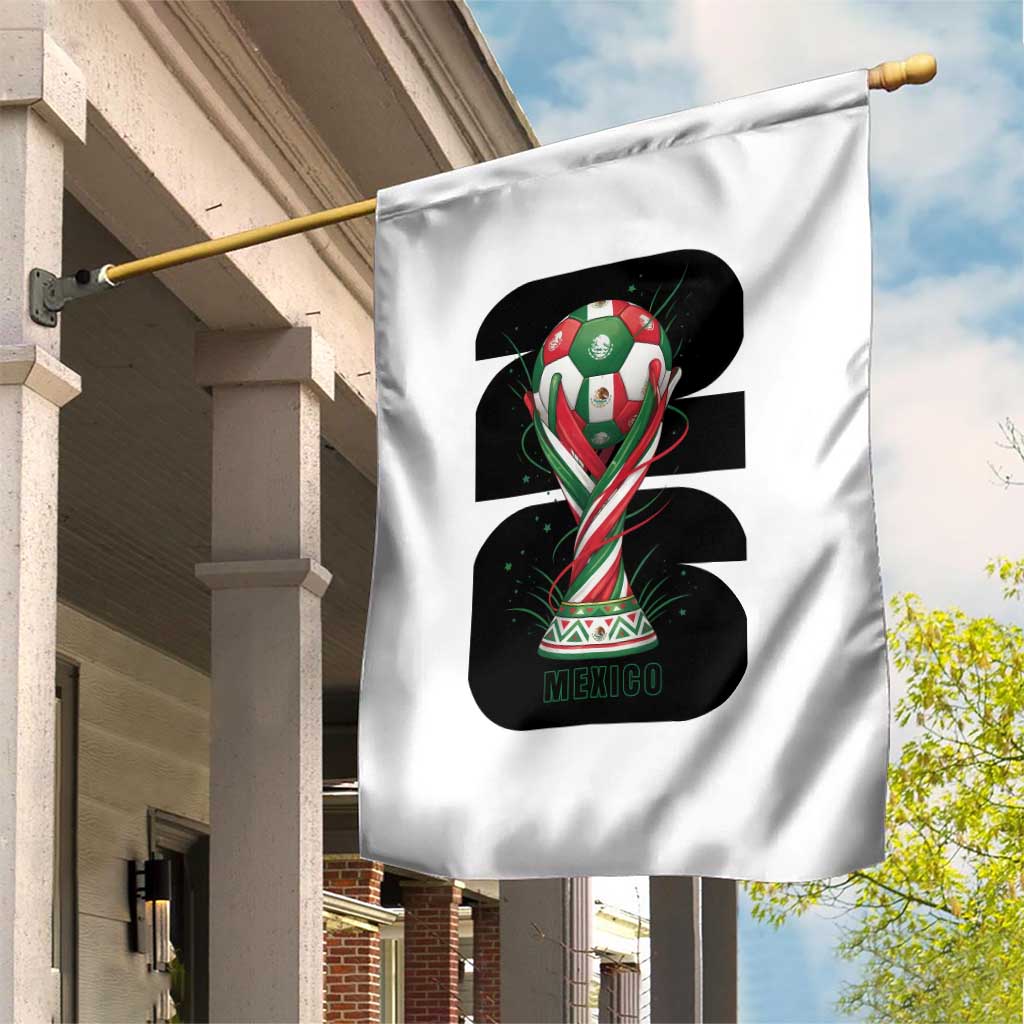 Proud Mexico National Soccer Lover Fan Gift Garden Flag