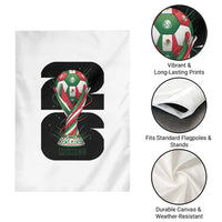 Proud Mexico National Soccer Lover Fan Gift Garden Flag
