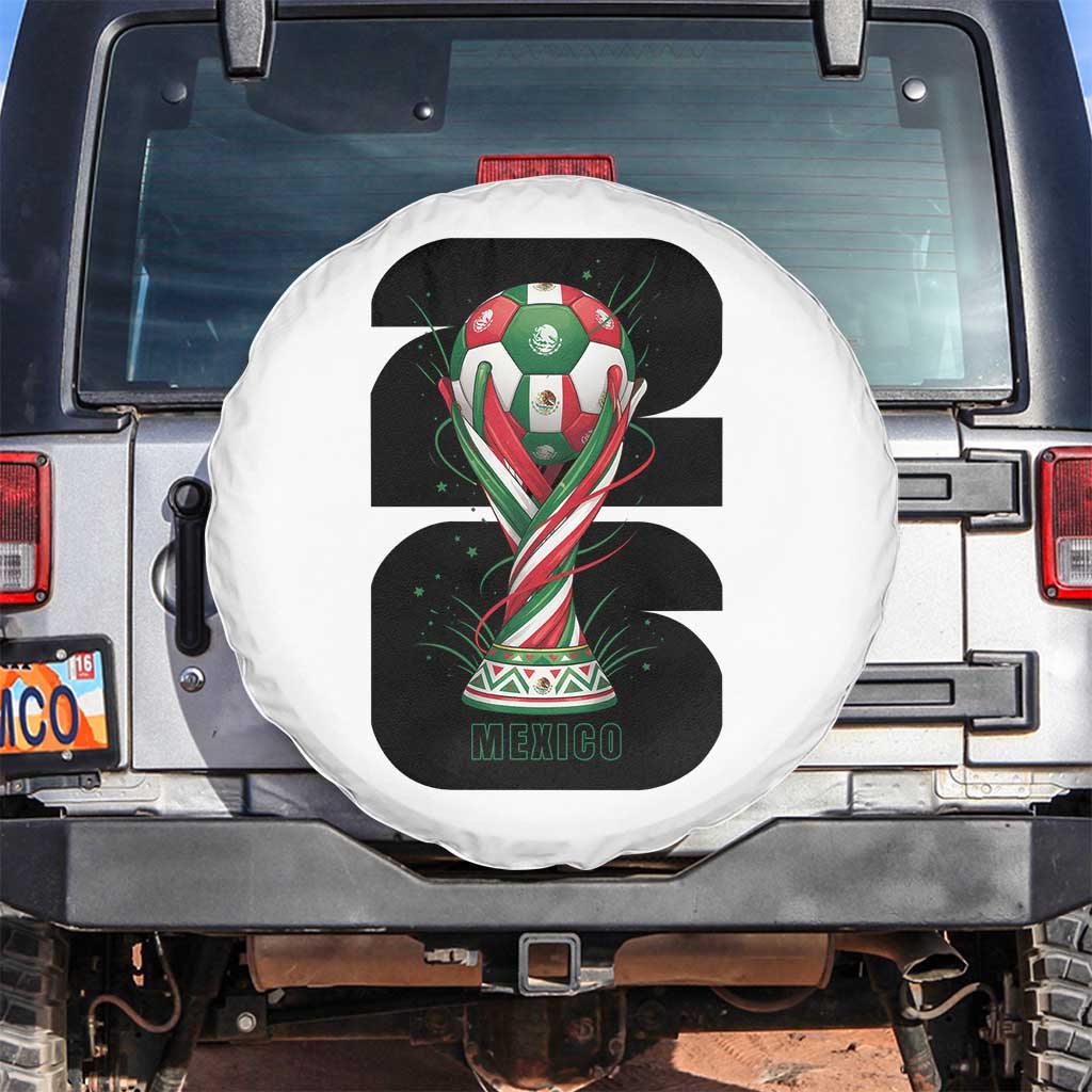 Proud Mexico National Soccer Lover Fan Gift Spare Tire Cover