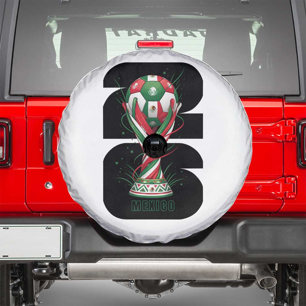 Proud Mexico National Soccer Lover Fan Gift Spare Tire Cover
