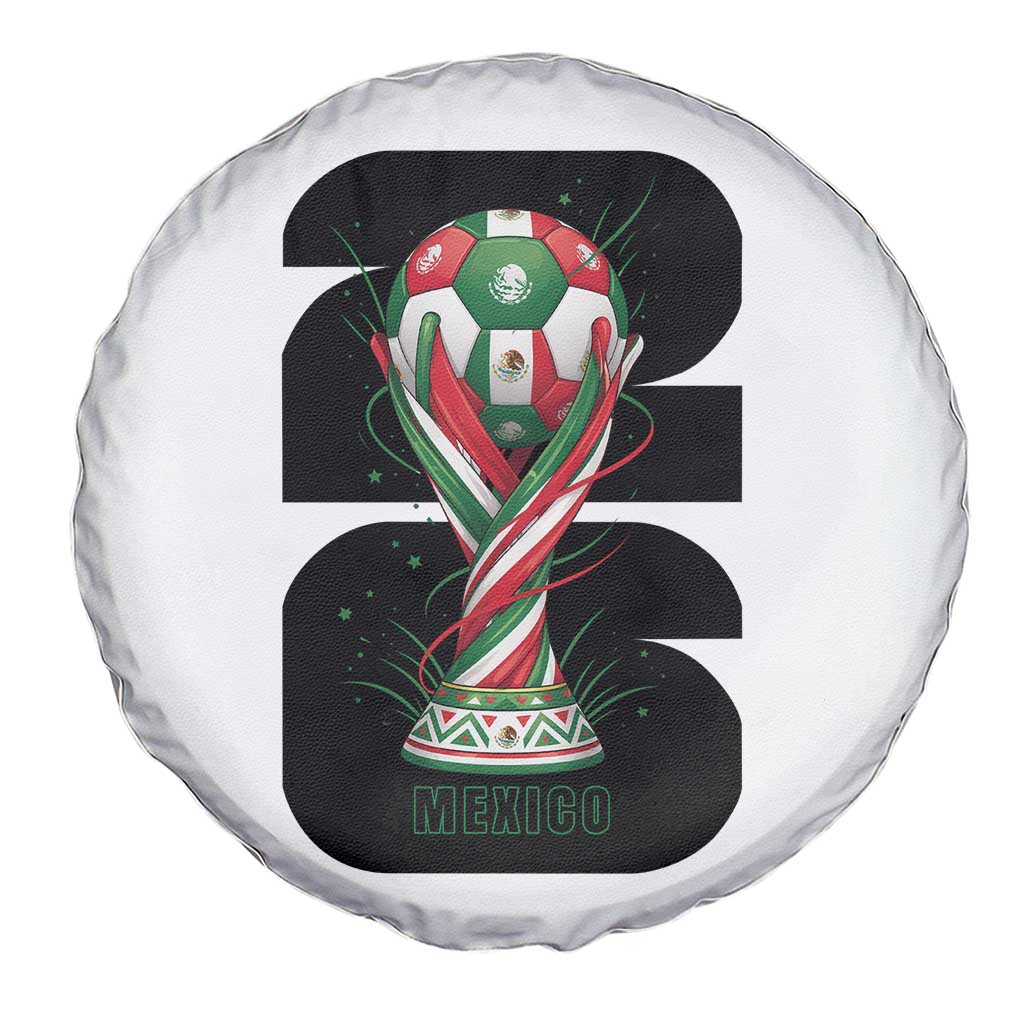 Proud Mexico National Soccer Lover Fan Gift Spare Tire Cover