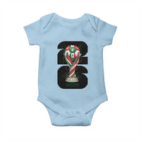 Proud Mexico National Soccer Lover Fan Gift Baby Onesie