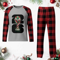 Proud Mexico National Soccer Lover Fan Gift Plaid Pajama Set