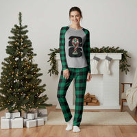 Proud Mexico National Soccer Lover Fan Gift Plaid Pajama Set