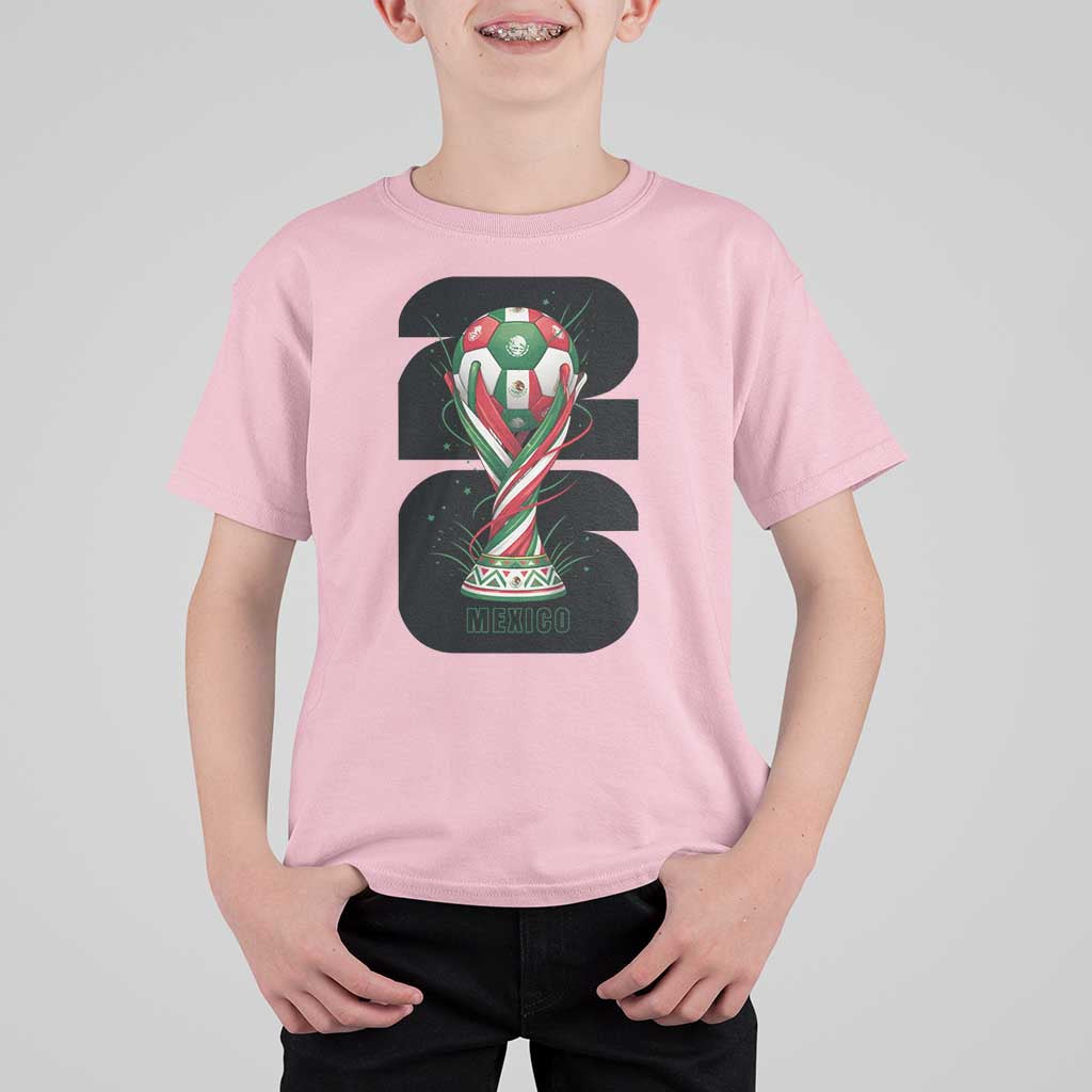 Proud Mexico National Soccer Lover Fan Gift T Shirt For Kid