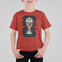 Proud Mexico National Soccer Lover Fan Gift T Shirt For Kid