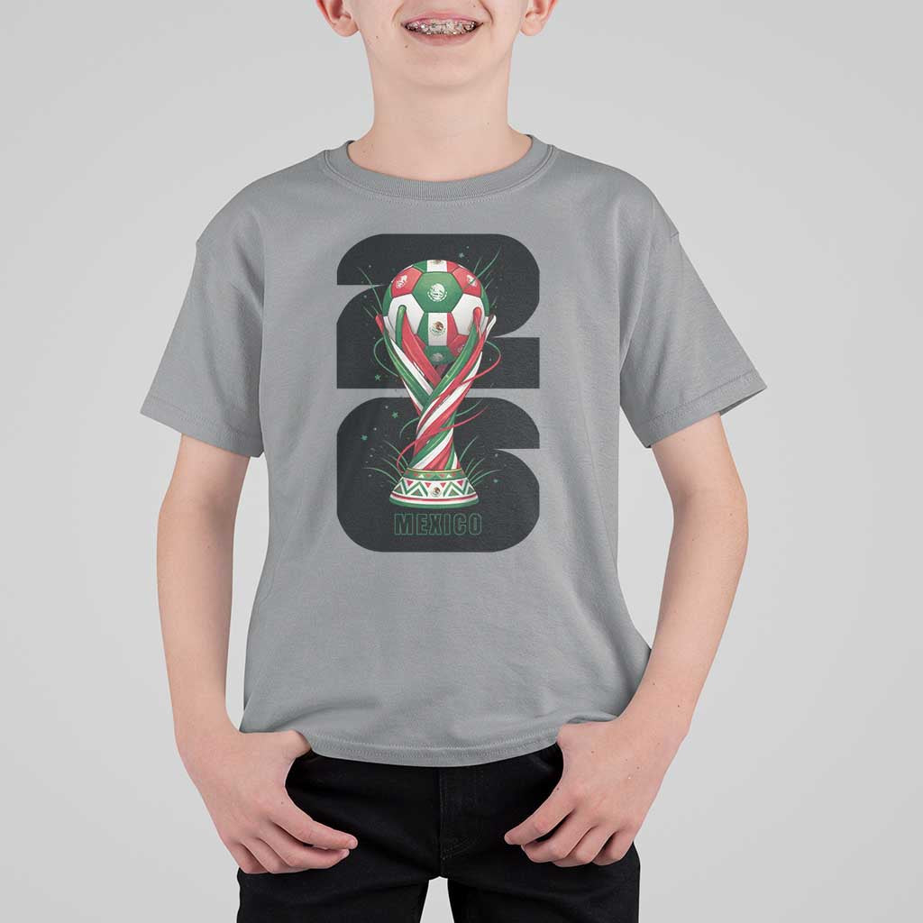 Proud Mexico National Soccer Lover Fan Gift T Shirt For Kid