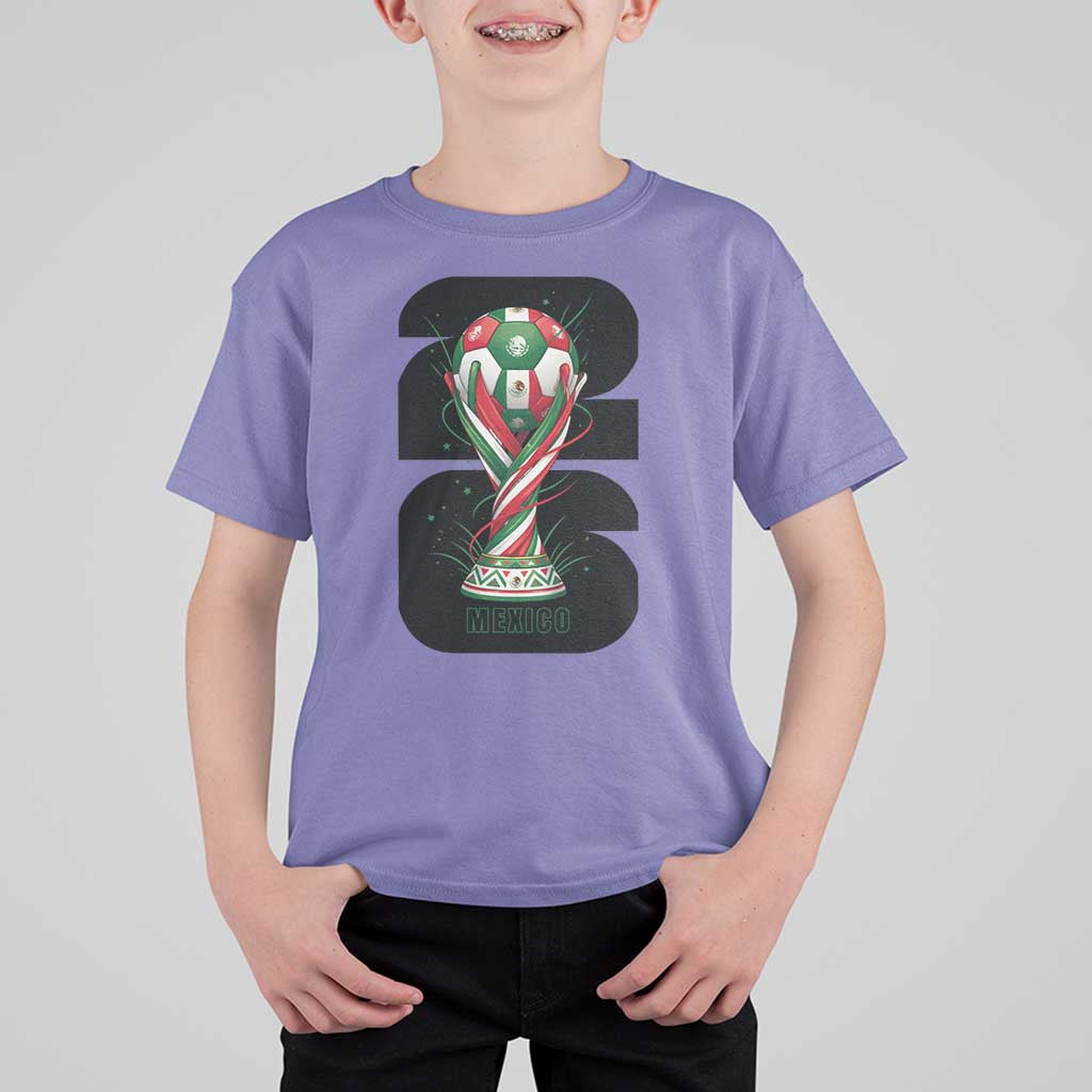 Proud Mexico National Soccer Lover Fan Gift T Shirt For Kid