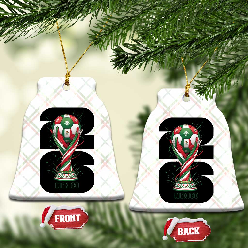 Proud Mexico National Soccer Lover Fan Gift Ceramic Ornament
