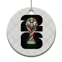 Proud Mexico National Soccer Lover Fan Gift Ceramic Ornament