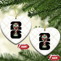 Proud Mexico National Soccer Lover Fan Gift Ceramic Ornament