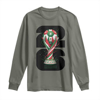 Proud Mexico National Soccer Lover Fan Gift Long Sleeve Shirt