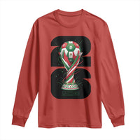 Proud Mexico National Soccer Lover Fan Gift Long Sleeve Shirt