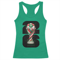 Proud Mexico National Soccer Lover Fan Gift Racerback Tank Top