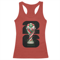 Proud Mexico National Soccer Lover Fan Gift Racerback Tank Top
