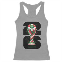Proud Mexico National Soccer Lover Fan Gift Racerback Tank Top