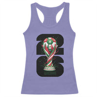 Proud Mexico National Soccer Lover Fan Gift Racerback Tank Top