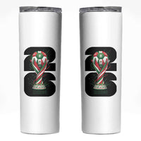 Proud Mexico National Soccer Lover Fan Gift Skinny Tumbler