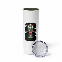 Proud Mexico National Soccer Lover Fan Gift Skinny Tumbler