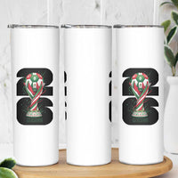 Proud Mexico National Soccer Lover Fan Gift Skinny Tumbler