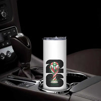 Proud Mexico National Soccer Lover Fan Gift Skinny Tumbler