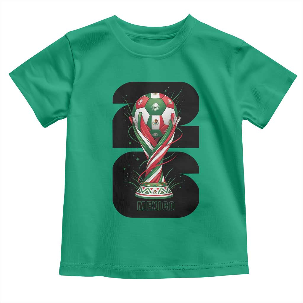 Proud Mexico National Soccer Lover Fan Gift Toddler T Shirt