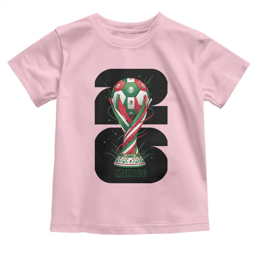 Proud Mexico National Soccer Lover Fan Gift Toddler T Shirt