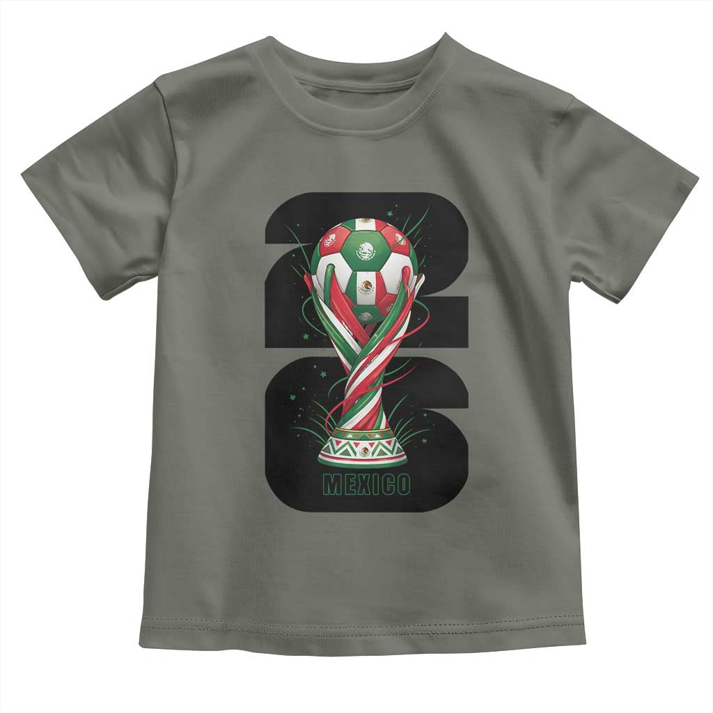 Proud Mexico National Soccer Lover Fan Gift Toddler T Shirt
