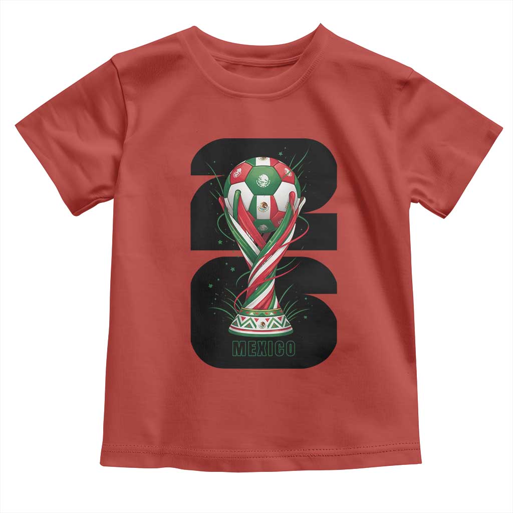 Proud Mexico National Soccer Lover Fan Gift Toddler T Shirt