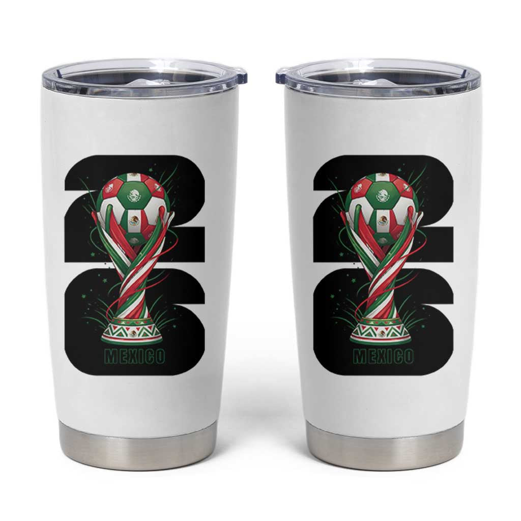 Proud Mexico National Soccer Lover Fan Gift Tumbler Cup