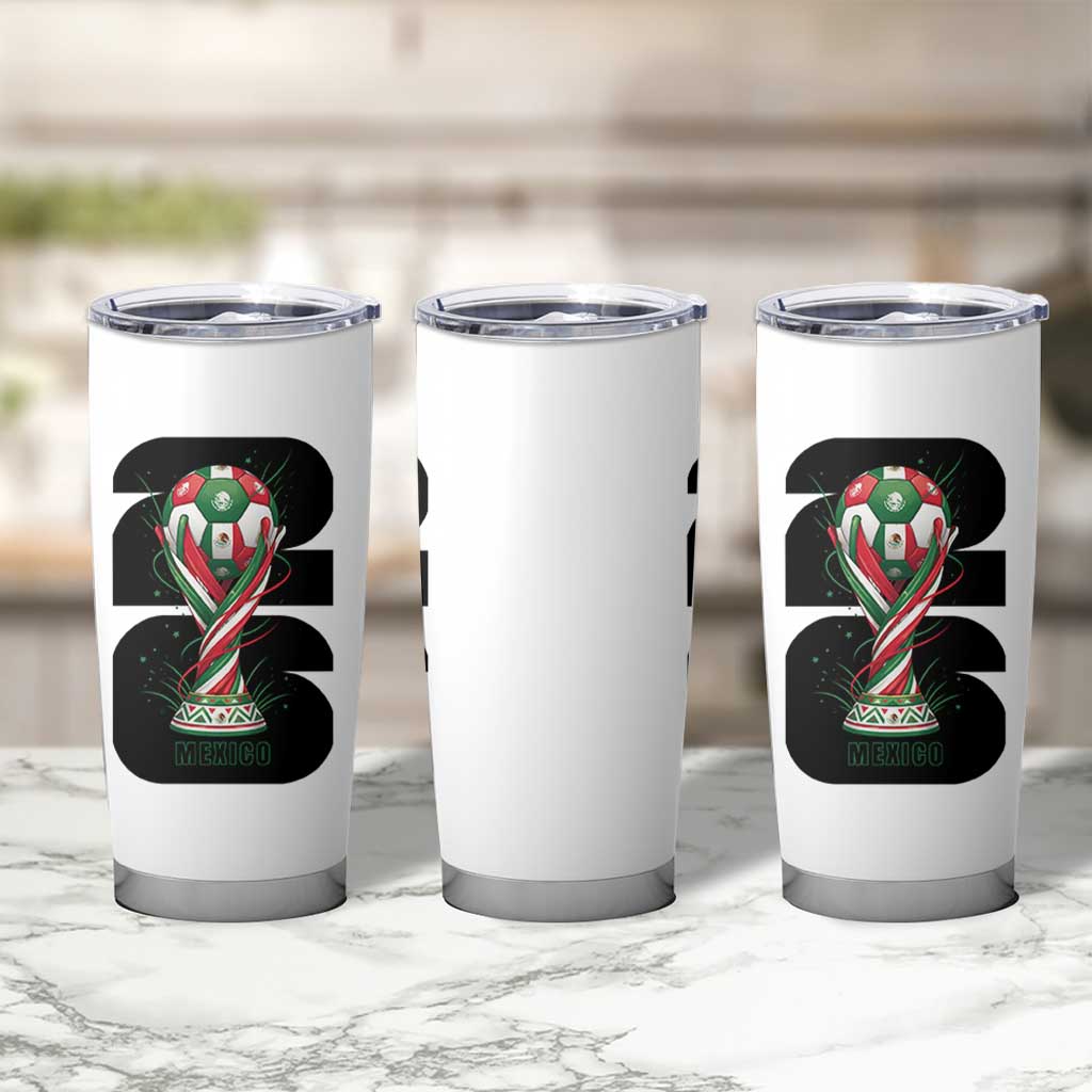 Proud Mexico National Soccer Lover Fan Gift Tumbler Cup