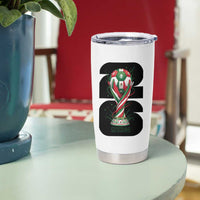 Proud Mexico National Soccer Lover Fan Gift Tumbler Cup