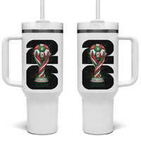 Proud Mexico National Soccer Lover Fan Gift Tumbler With Handle