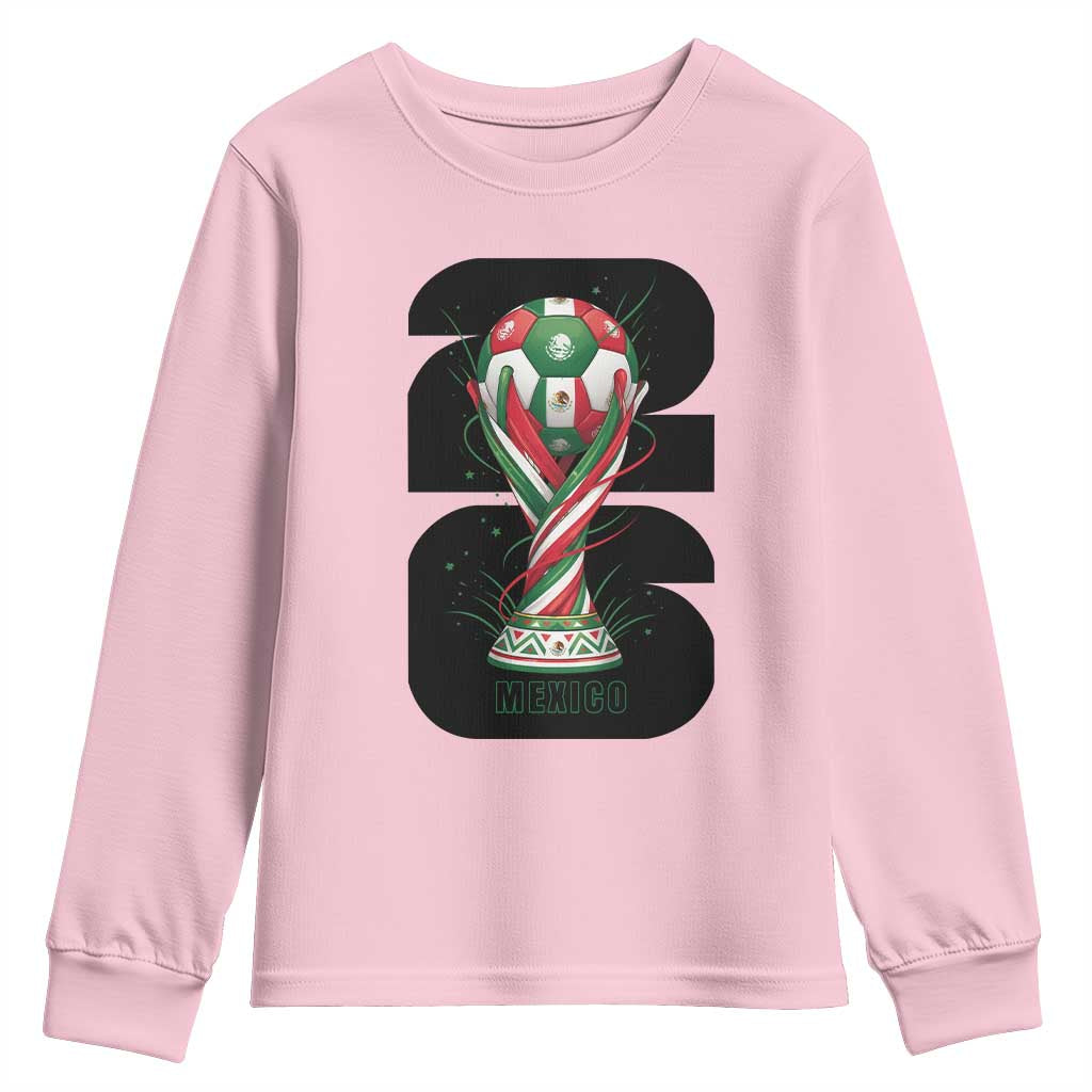 Proud Mexico National Soccer Lover Fan Gift Youth Sweatshirt