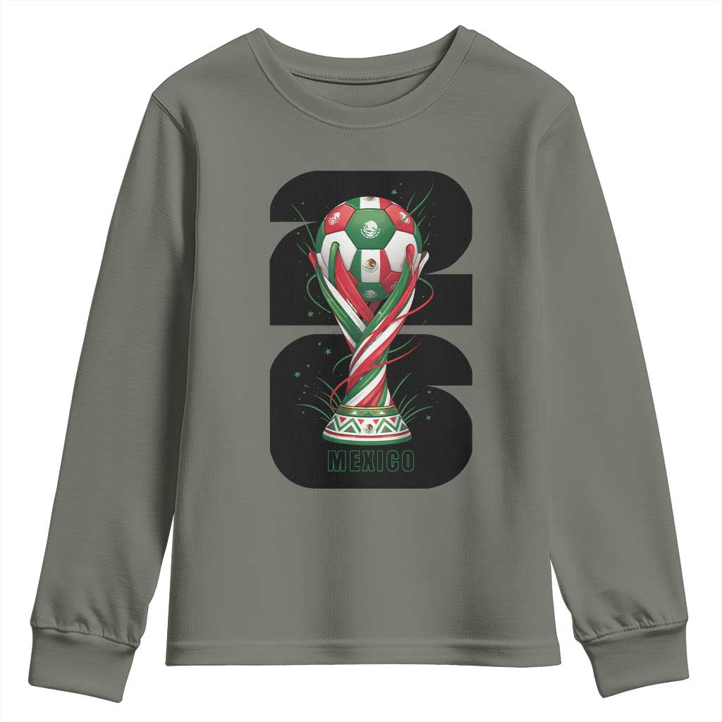 Proud Mexico National Soccer Lover Fan Gift Youth Sweatshirt