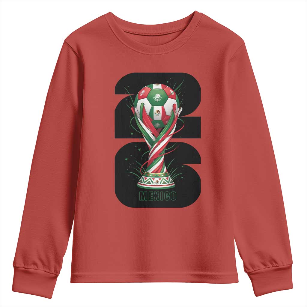 Proud Mexico National Soccer Lover Fan Gift Youth Sweatshirt