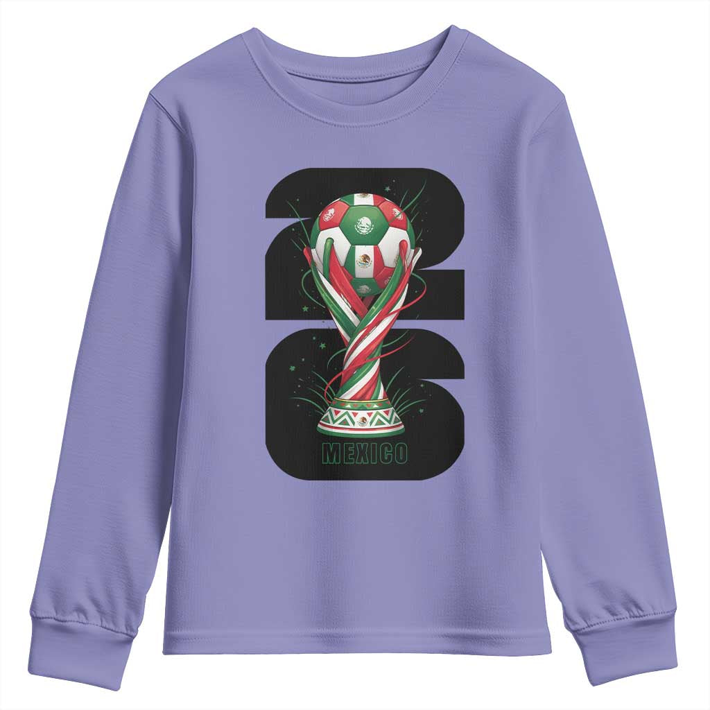 Proud Mexico National Soccer Lover Fan Gift Youth Sweatshirt