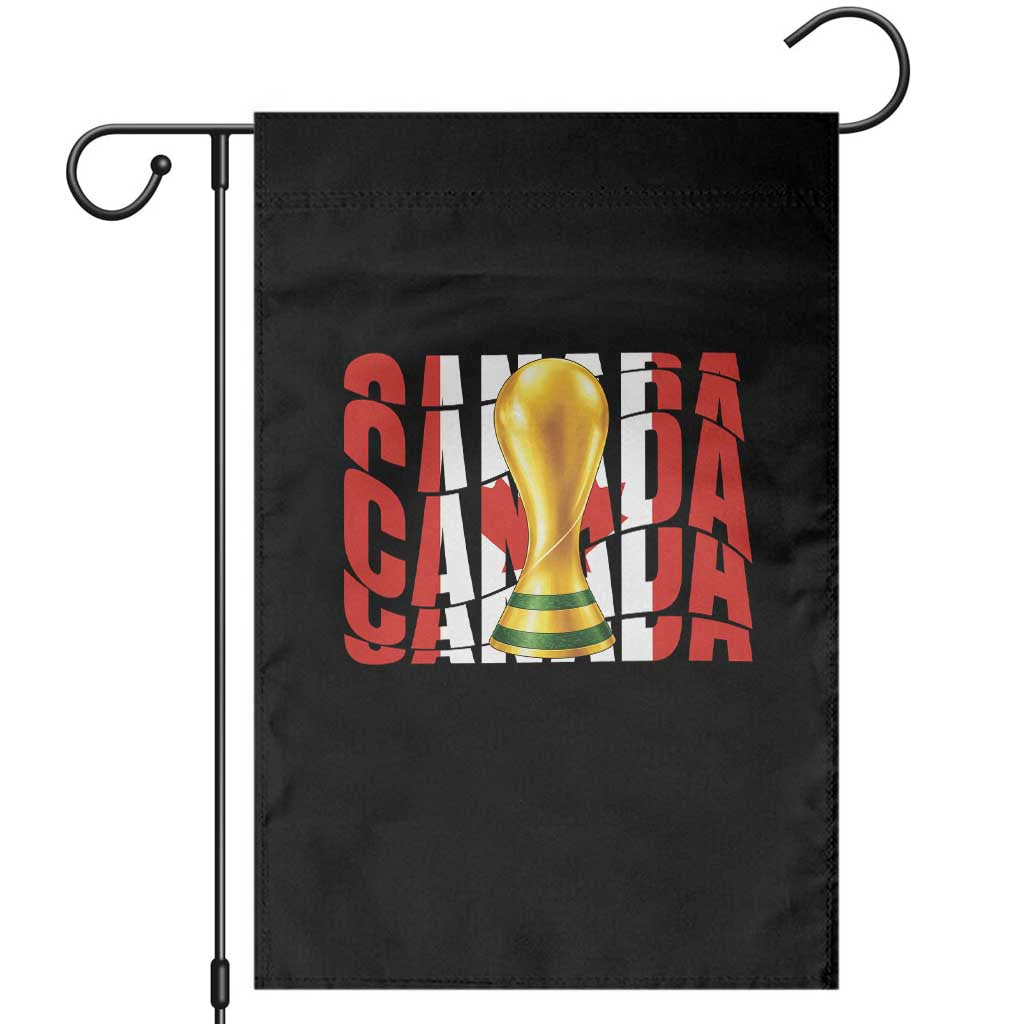 Proud Canada National Soccer Lover Fan Gift Garden Flag