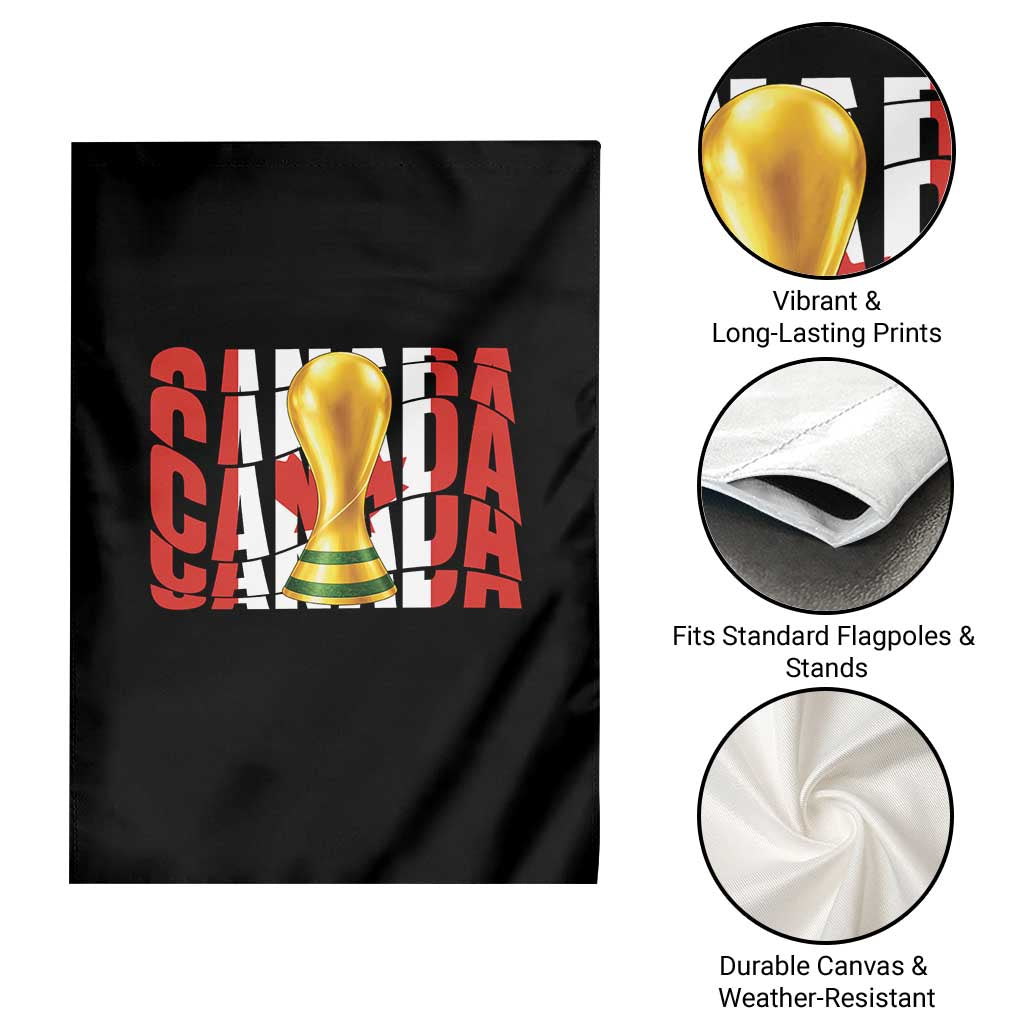 Proud Canada National Soccer Lover Fan Gift Garden Flag