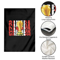 Proud Canada National Soccer Lover Fan Gift Garden Flag