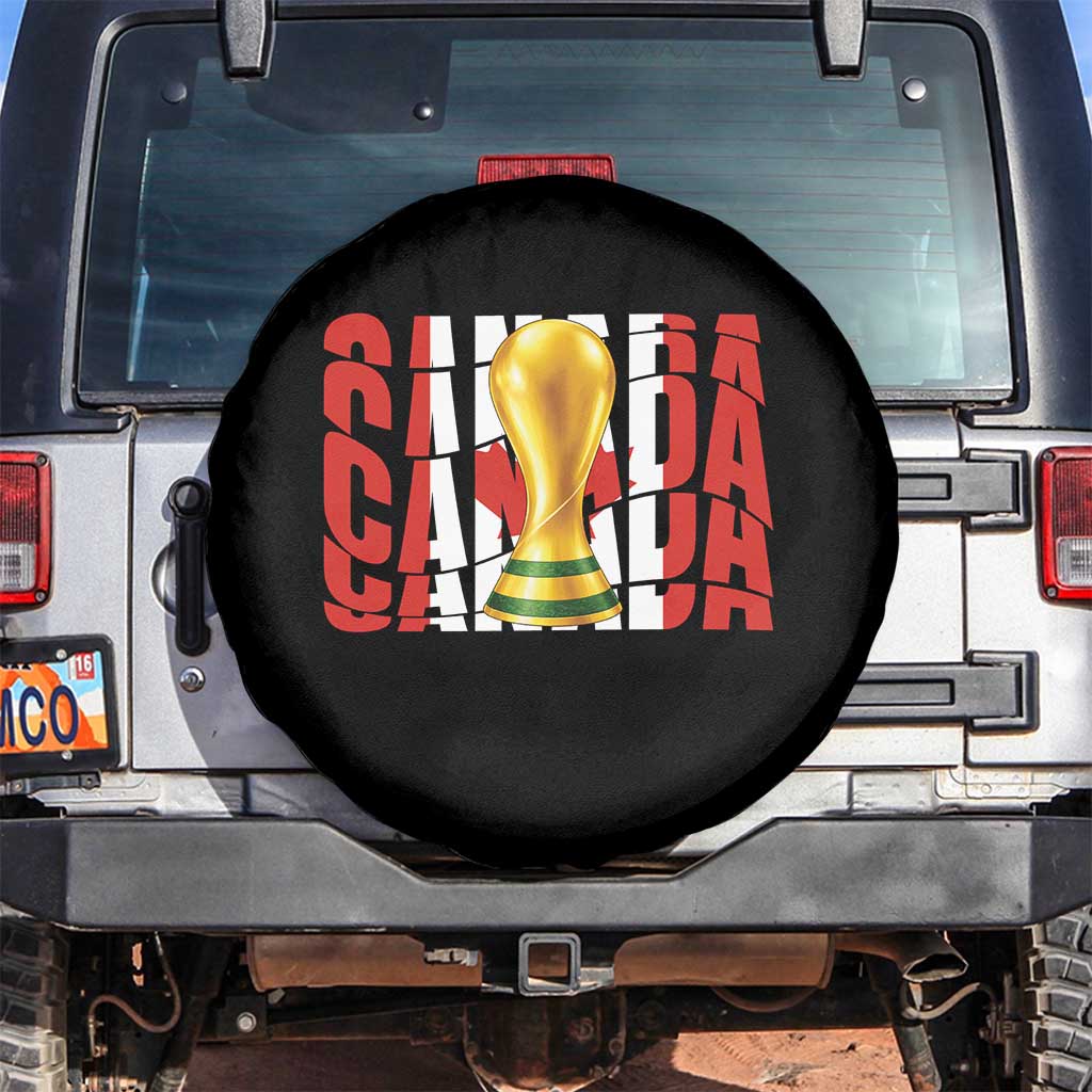 Proud Canada National Soccer Lover Fan Gift Spare Tire Cover