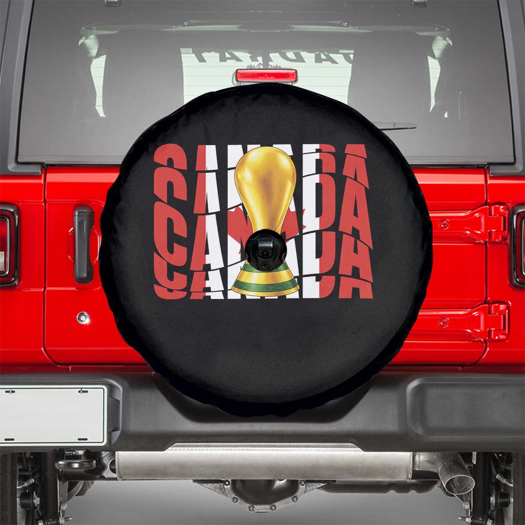 Proud Canada National Soccer Lover Fan Gift Spare Tire Cover