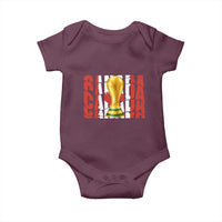 Proud Canada National Soccer Lover Fan Gift Baby Onesie