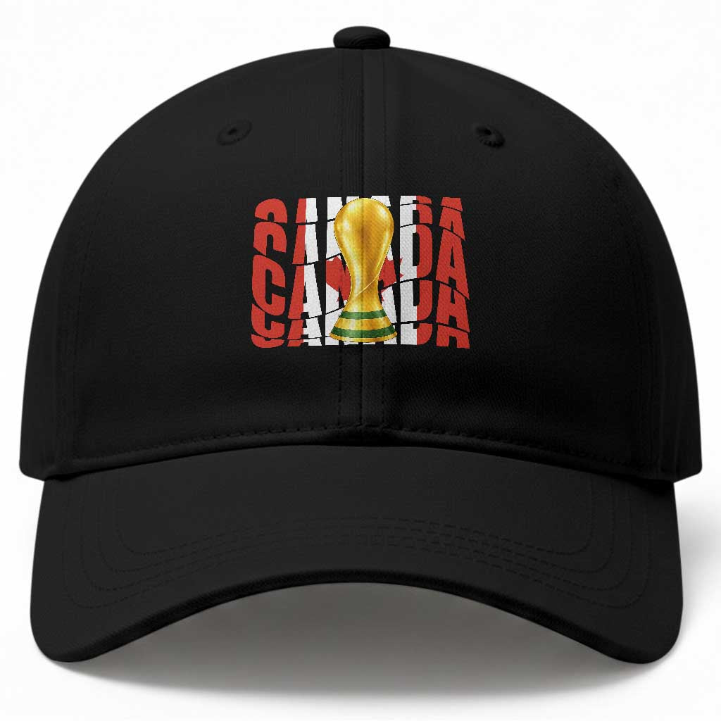 Proud Canada National Soccer Lover Fan Gift Baseball Cap