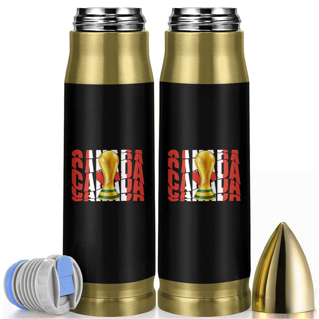 Proud Canada National Soccer Lover Fan Gift Bullet Tumbler