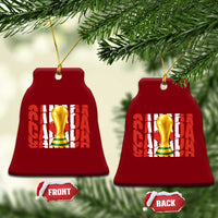 Proud Canada National Soccer Lover Fan Gift Ceramic Ornament