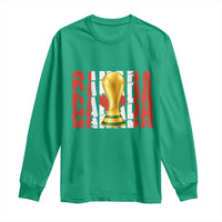 Proud Canada National Soccer Lover Fan Gift Long Sleeve Shirt