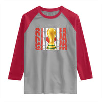 Proud Canada National Soccer Lover Fan Gift Raglan Shirt