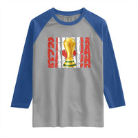 Proud Canada National Soccer Lover Fan Gift Raglan Shirt
