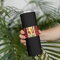 Proud Canada National Soccer Lover Fan Gift Skinny Tumbler
